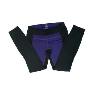 PRANA Women’s Capri Leggings Size Small Color Black & Purple